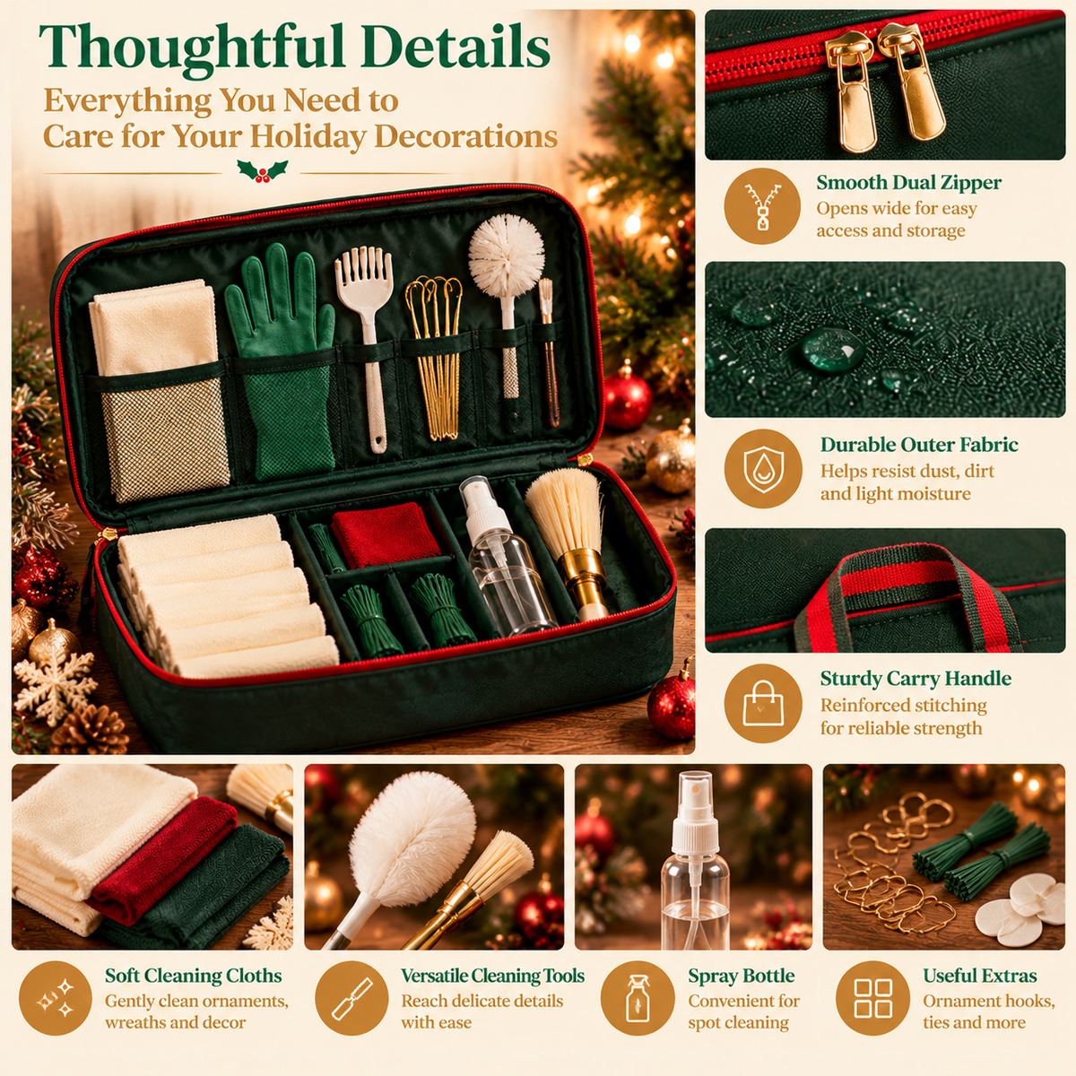 Bopmint Holiday Decoration Care Kit